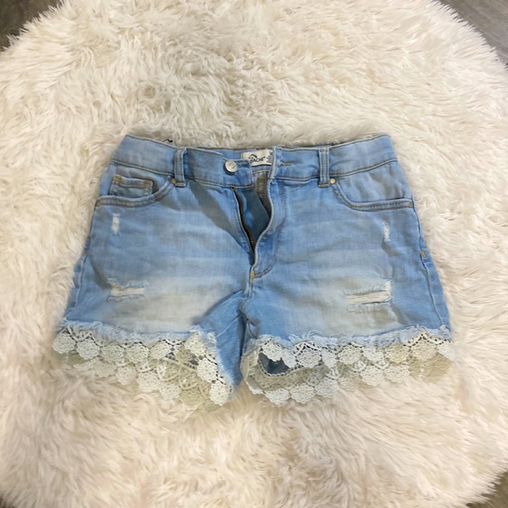Kids shorts with rips